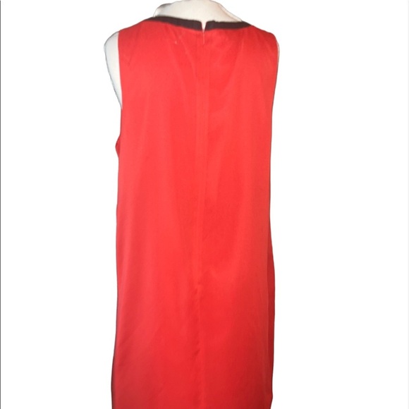 METAPHOR DRESS - WHITE/ORANGE/BLACK - Picture 6 of 11